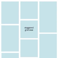 staggered grid view