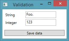 Simple form with only a string and integer input