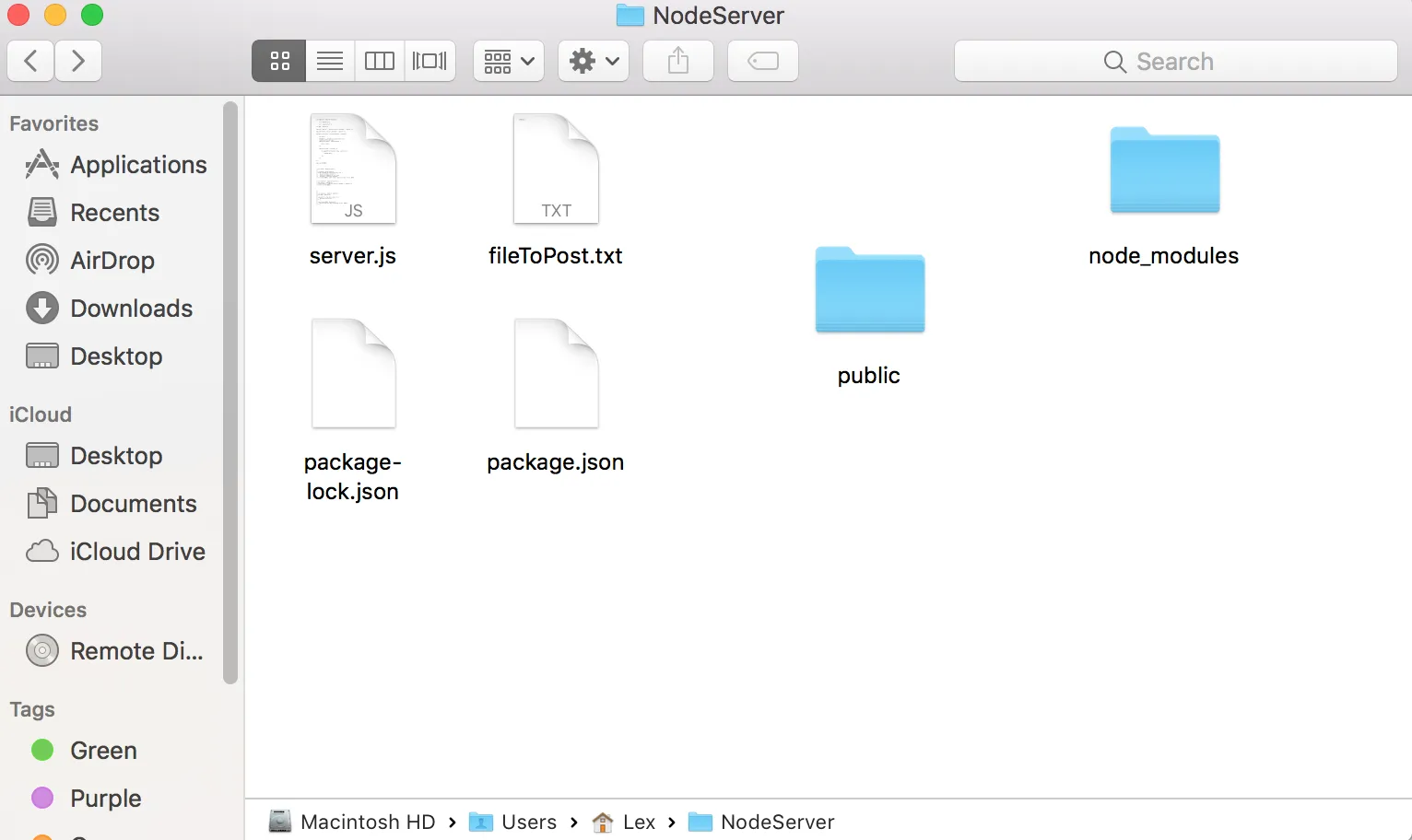 Folder Setup