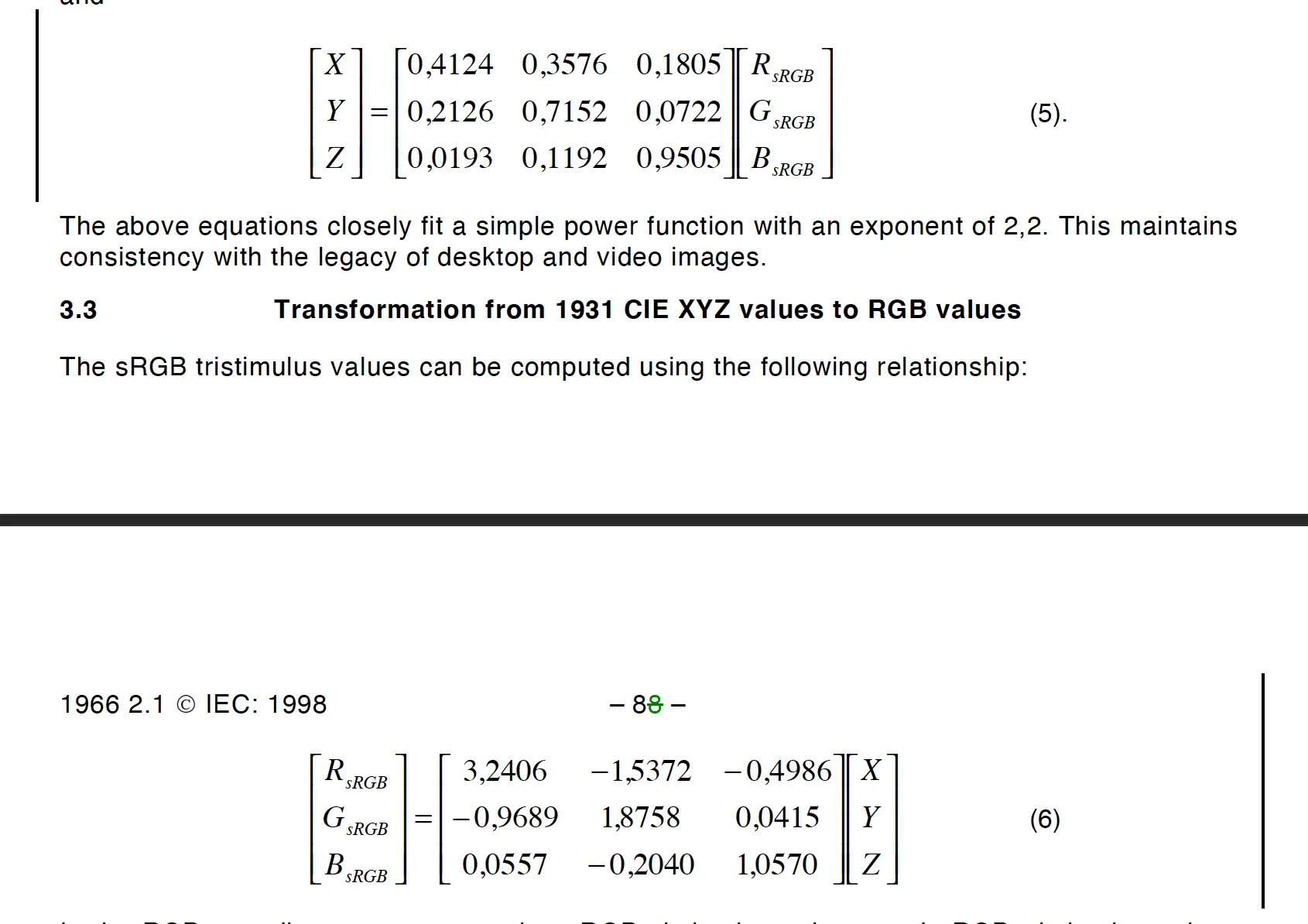 IEC 61966-2-1:1999