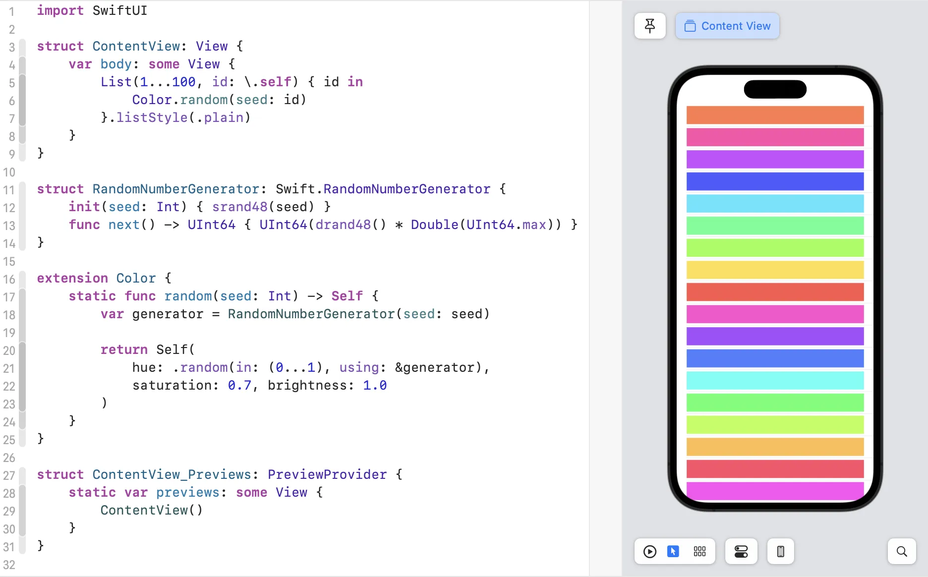 SwiftUI 示例