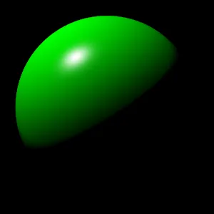 diffuse contribution calculated using the specular contribution