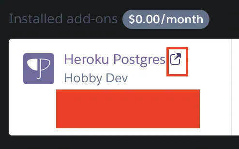 Heroku DB launcher