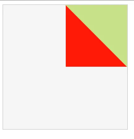 triangle with a mirrored square