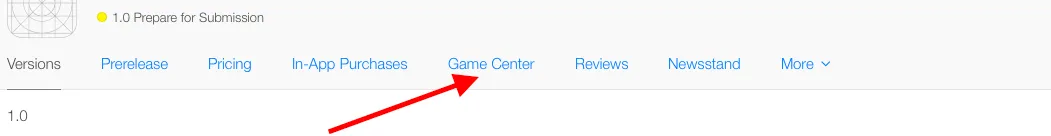 Itunes Connect Game Center
