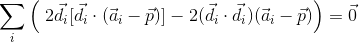 rewritten gradient set to zero