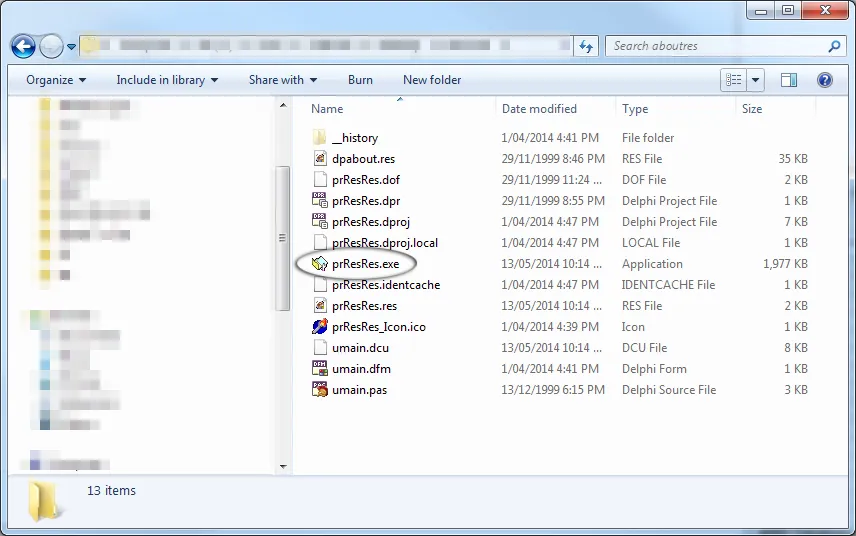 EXE Application icon is wrong in Windows Explorer