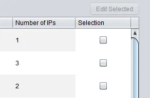 带有复选框的Nimbus JTable