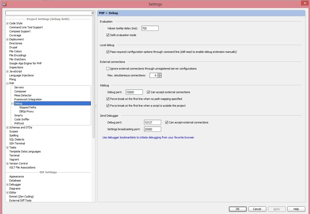 phpstorm xdebug