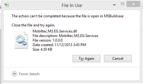 Windows Explorer Deletion error