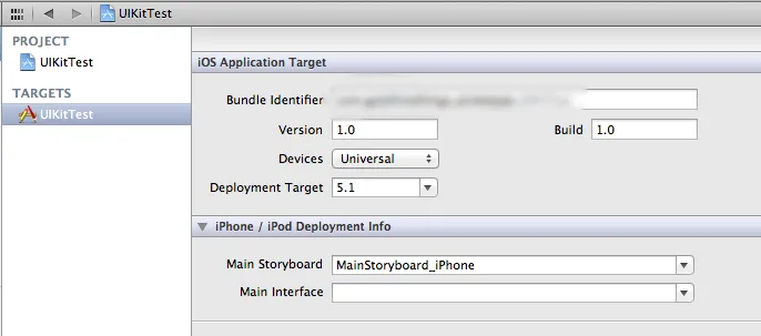 Uinversal iOS app settings