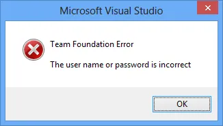 tfs error