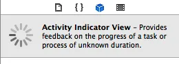 Object Library中的Activity Indicator View