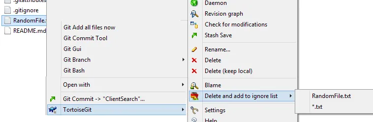 Removing versioned file from repository and adding to GitIgnore