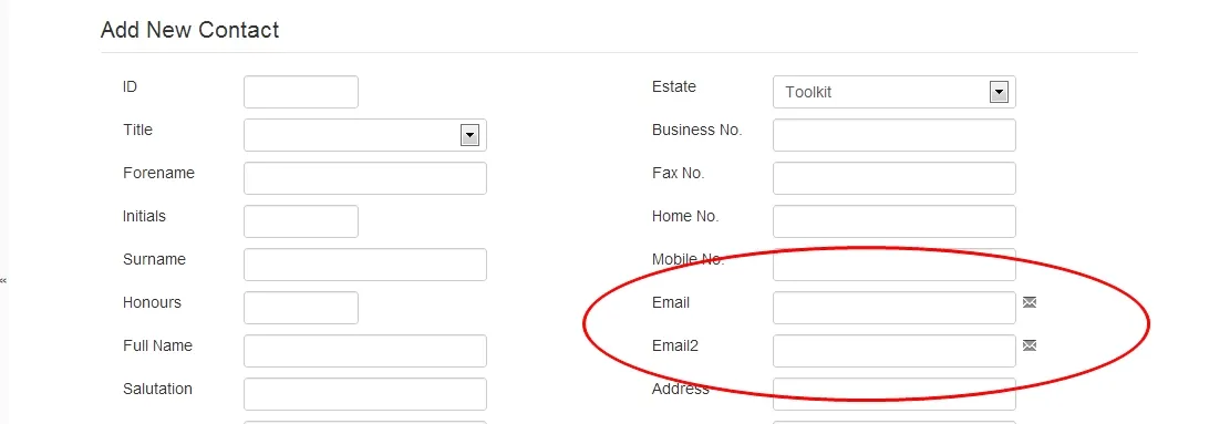 More or less correct alignment of visual elements on the form