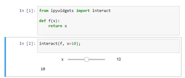 interact example in jupyter