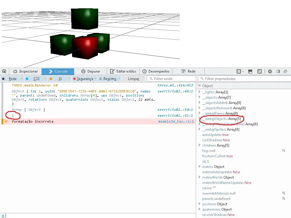 “.__webglObjects”中是1个还是4个元素？