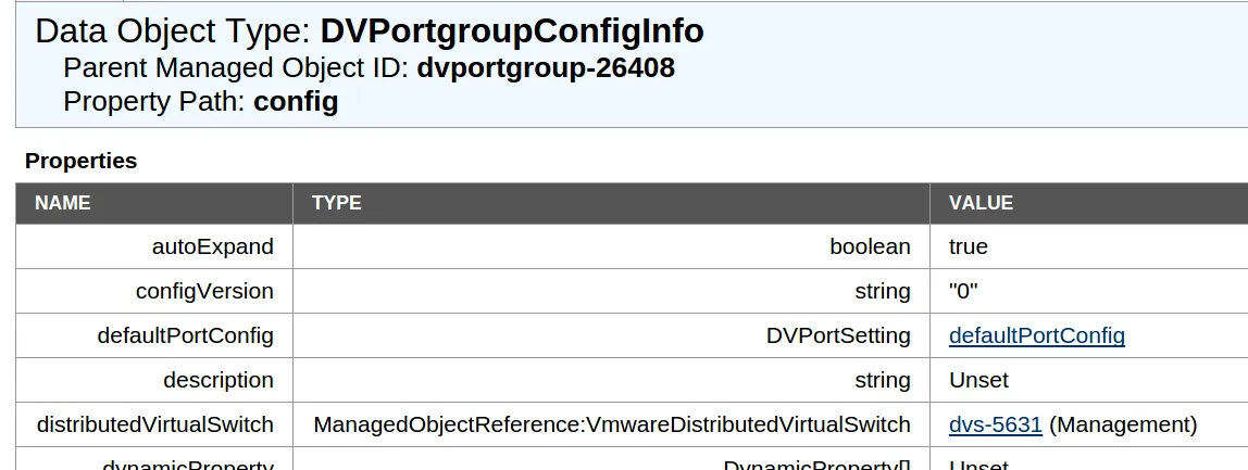 VmwareDistributedVirtualSwitch Set