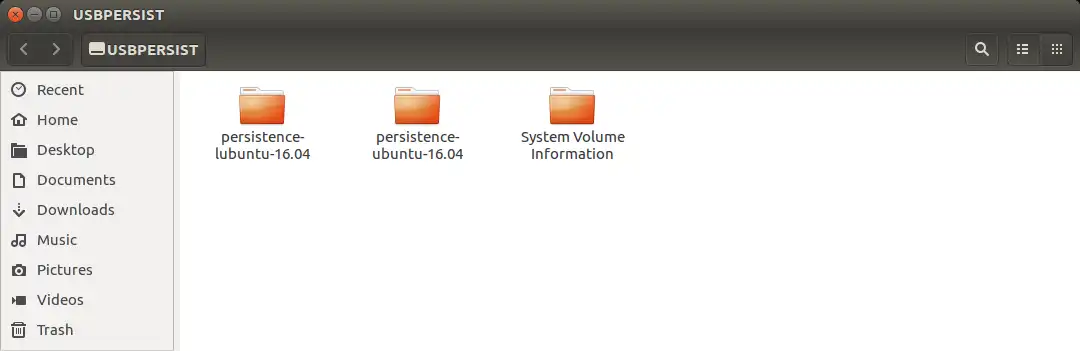 Persistence partition