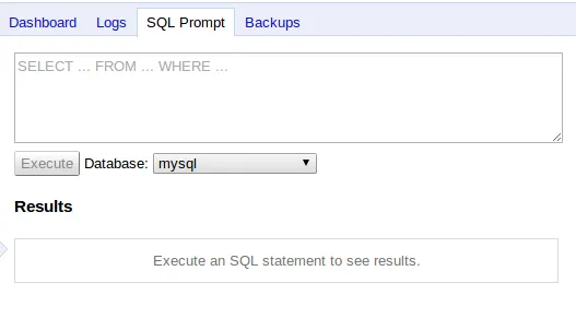 google run SQL files image