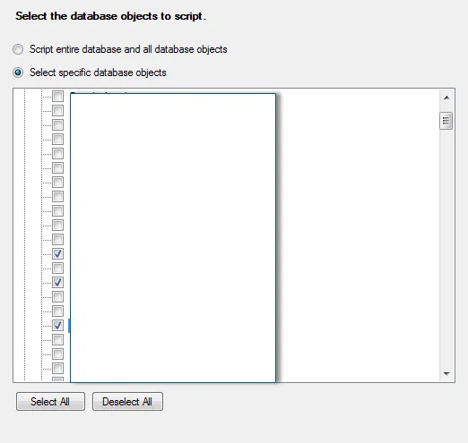 Select Table you want to move the index