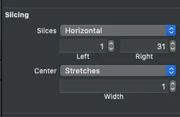 change slicing attributes