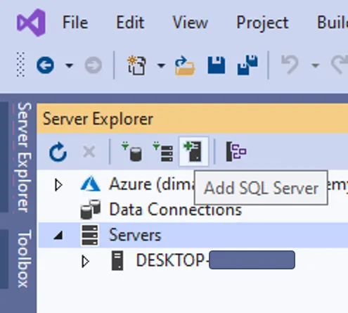 Add SQL Server Button