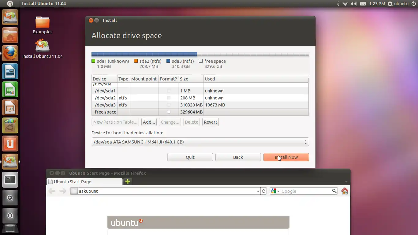 Ubuntu中的分区