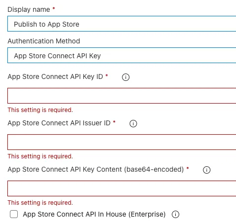 AppStoreConnect API authentication