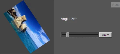 Bounds of rotated rectangle