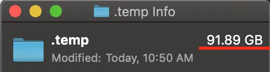 .temp file