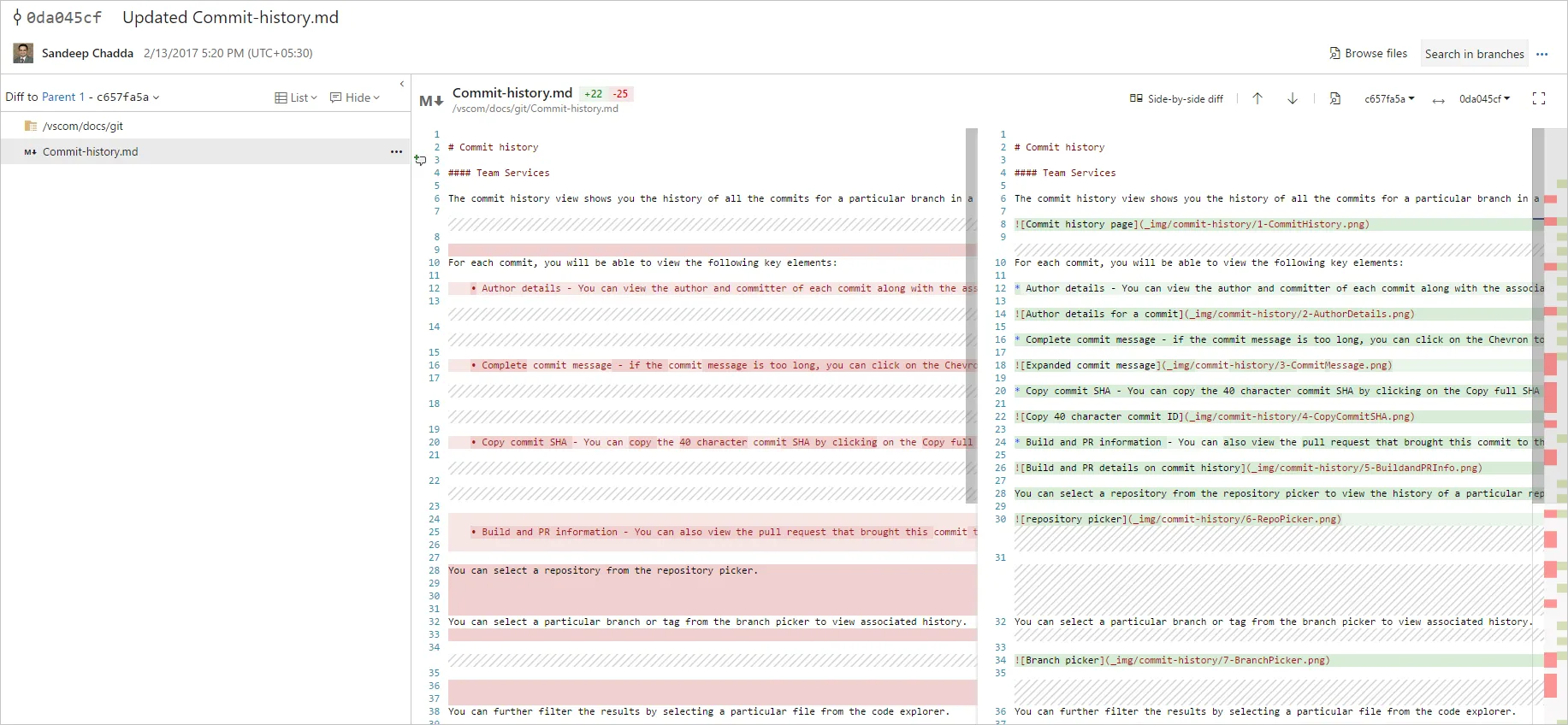 https://learn.microsoft.com/en-us/azure/devops/repos/git/_img/commit-details/11sidebyside.png?view=azure-devops