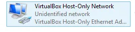 I have same problem, i fix it by enable my Virtual Box Host in Network Connections. Make sure its always enable