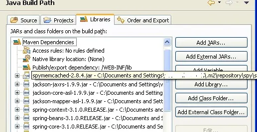 Java build path