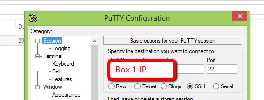 Puttuy Config Connect Screen