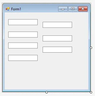 Many textboxes in one window