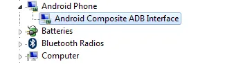 Android Composite ADB Interface