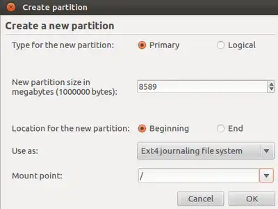 Ubuntu Installation page 5