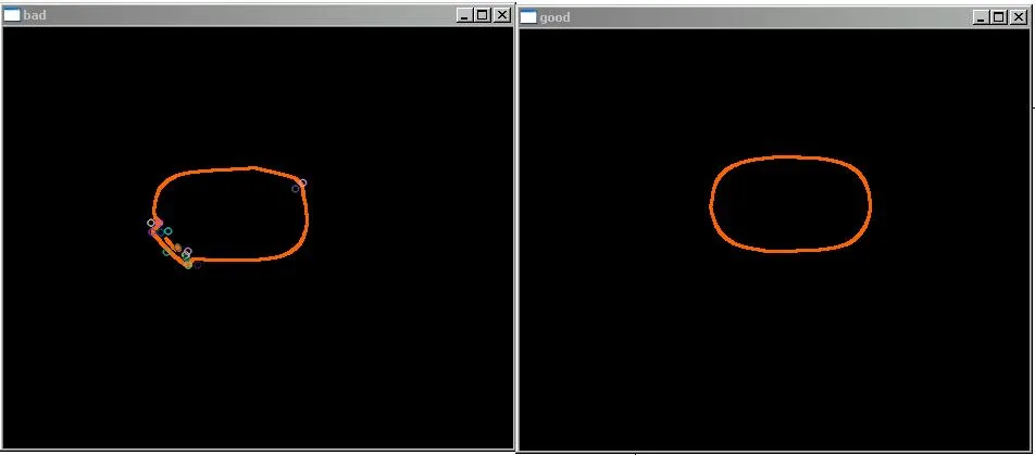 Circular shapes and cv::SurfFeatureDetector