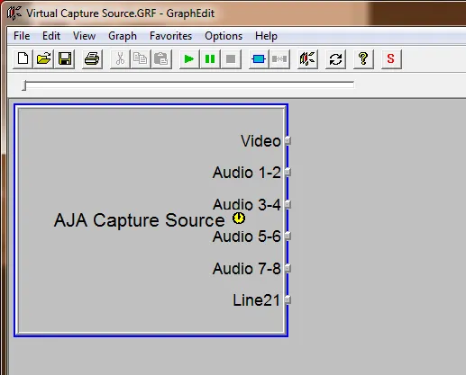 AJA Capture Filter in GraphEdit