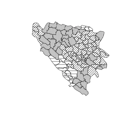 波斯尼亚阴影地图