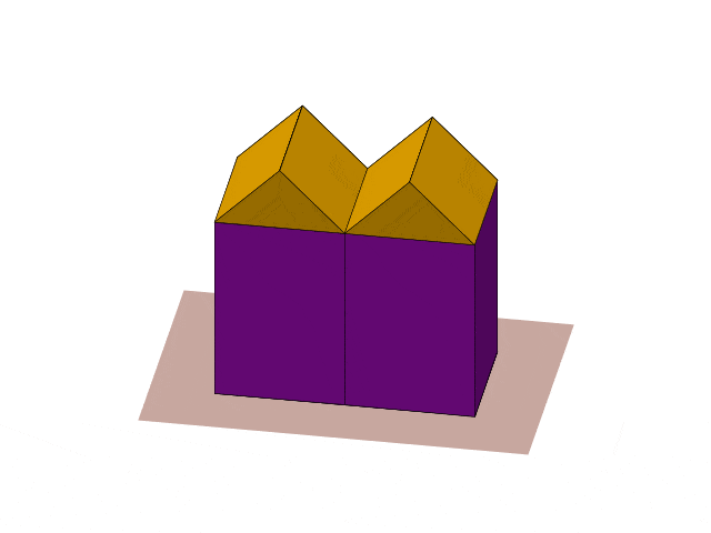 3D house rotation