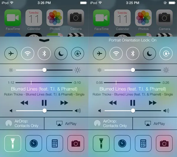 Blur effect on iOS7