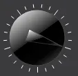 The QDial widget rendered in FC20 under MATE using the giving stylesheet