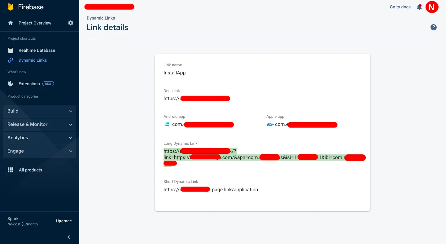 Firebase Console