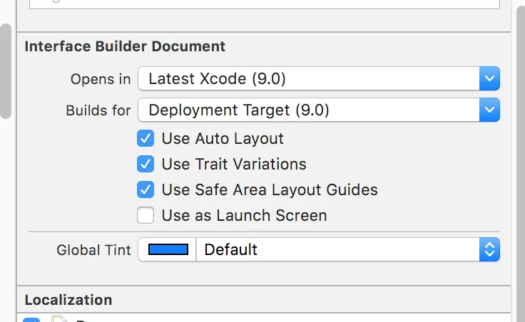 Build Setting